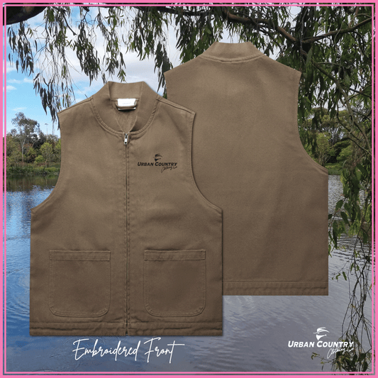 Ladies Canvas Heavy Vest