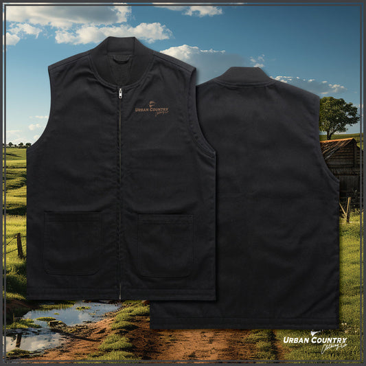 Mens Canvas Heavy Vest
