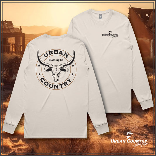 Mens Longhorn Long Sleeve Tee