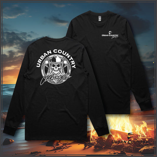 Mens Two Guns Long Sleeve Tee